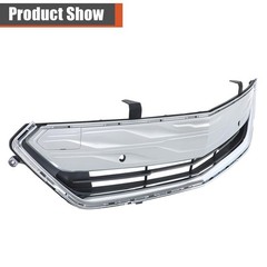 Lower Front Grille with Holes Silvery Black Replacement Volt Premier 2016-2019