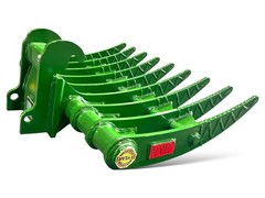 JMA 42″ Mini Excavator Brush Rake – Bobcat E35 E26 E50 E42 X-Change