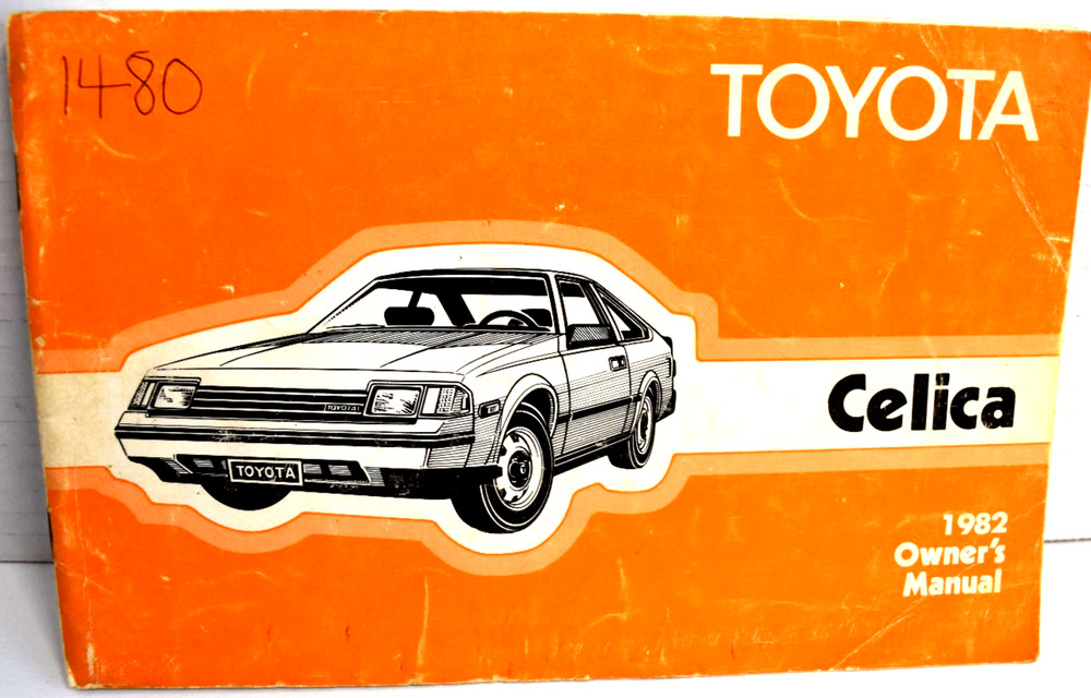 1982 Toyota Celica Owner’s & Maintenance Manual 3719A *GOOD*
