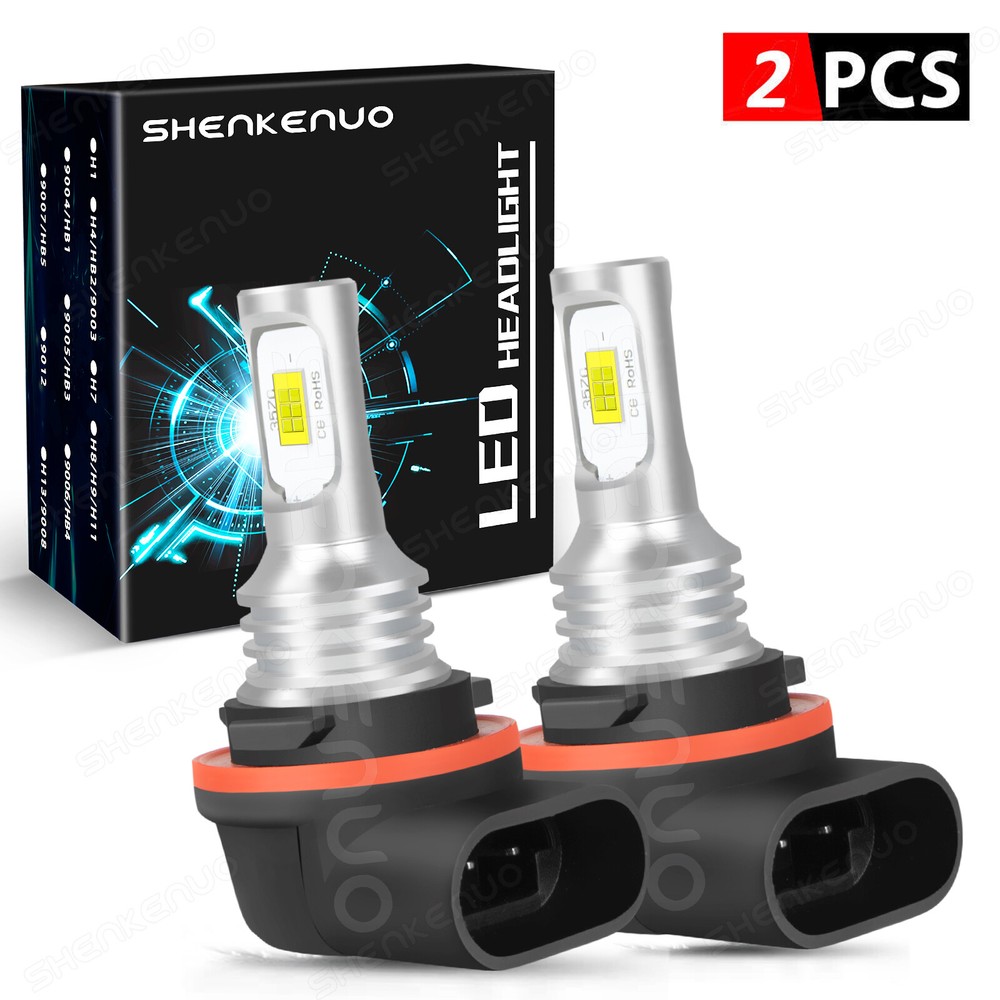For EZGO DS RXV Precedent Club Car 1999-2019 6000K BRIGHT LED Headlight Bulbs