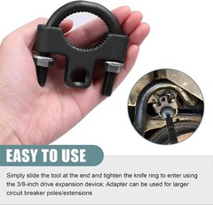 Inner Tie Rod Removal Tool, 3/8” inch Universal Low Profile Tool, Waterproof No