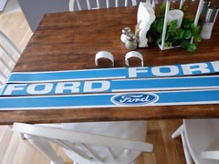 FORD 2110 TRACTOR DECAL SET. EARLY MODELS THRU 1985. HOOD AND NUMBERS ONLY.
