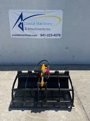 Mini Grapple Solid Bottom Attachment 44″ Fits Mini Skid Steer Toro Dingo+More