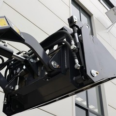 Mini Skid Steer Loader 24HP 4-in-1 Bucket 3-Stage Pump Hydraulic System 3 pumps
