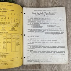 Old Massey-Harris 30 & 30K Tractors Repair Parts Book