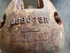 6719791 jbf ton crane ball block hook 125 pounds lb B68033R crosby