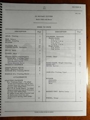 IH International McCormick 211 Rotary Cutter Mower Parts Catalog Manual 11/64