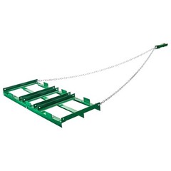 Drag Harrow 4 ft Heavy Duty Tow Behind Drag Harrow Driveway Grader Rake