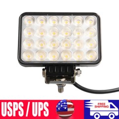 72w LED Work Light Fog Light Driving Lamp For Truck ATV UTV 4X4 Offroad