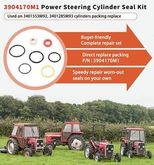 3904170M1 Power Steering Cylinder Seal Kit for Massey Ferguson 231 240 253 263