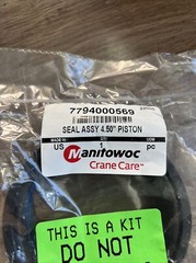 Manitowoc Crane Care Seal Assy 4.50” Piston 7794000569