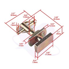 R105229 Lower Lift Link Pin Fits John Deere Tractor & Compact Tractor Models