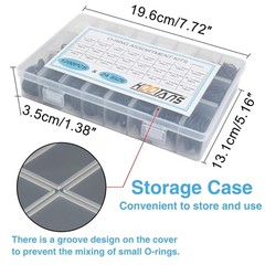 Complete 1200Pcs Nitrile O-Ring Kit – Versatile 24 Size Set for Leak Prevention