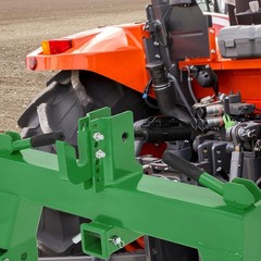 3 Point Quick Hitch W/ 2″ Receiver Hitch Steel For Cat 1 & 2 Tractors 3000lbs