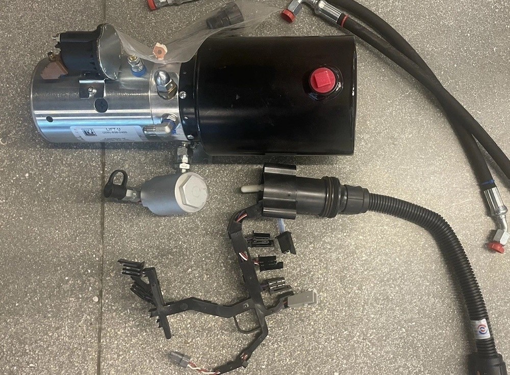 Lift-U Hydraulic Power Unit Kit w/ Harness, Hoses, Solenoid – NOS Gillig OEM