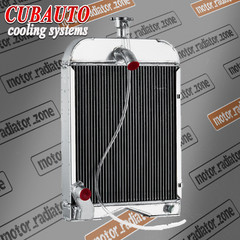 3 ROW Tractor Aluminum Radiator Fits Ford 8N 9N 2N Models 8N8005 86551430 W/ Cap