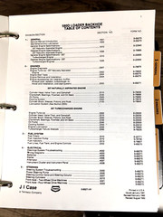 Case 580D Loader Backhoe Service Manual Parts Catalog Operators Repair Shop Book