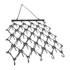 Field Tuff Heavy-Duty Drag Harrow, 4ft. x 4ft., 7 Tine Rows, 1/2in. Tines,