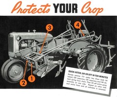 Allis Chalmers A Birds-Eye Model C Cultivator or Front Mounted Planter Brochure