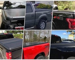 FRP Hard Tri-Fold Truck Bed Tonneau Cover 2020-2026 Gladiator JT 5ft Bed