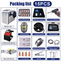 1500W Laser Welder Laser Cleaning Cutting Machine Rust Paint Removing Welder