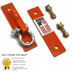 Kubota Tractor HD 7-3/4″ X 2″ double welded bucket hook shackle skidsteer USA