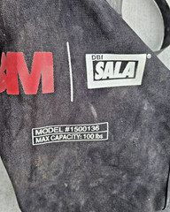 3M Dbi-Sala 1500136 Bucket, Black, Yellow, Canvas