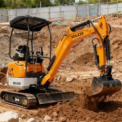 600mm Tilting Bucket for 1-2 Ton Mini Excavator Digger Attachment free shipping
