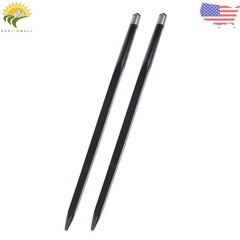 2 Pack 49″ Square Hay Bale Spear 4500 lbs Capacity Spike Fork Tine For Tractors