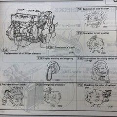 Maintenance Manual Diesel Engine D3 Industrial Heavy Equipment Mechanic Japan