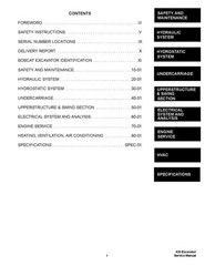 Bobcat 435 Compact Excavator Service Shop Repair Manual 6902331