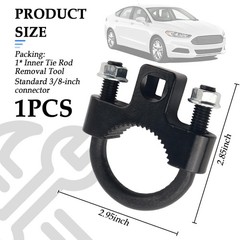 Inner Tie Rod Removal Tool with 3/8″ Drive Ports, Anti-Slip Inner Tie Rod Tool w