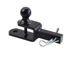 TOPTOW ATV/UTV Trailer Hitch 2-Inch Ball Mount, Clevis Pin, Universal Fit