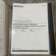 CAT Caterpillar 824H Wheel Dozer/825H Compactor/826H Compactor Service Manual