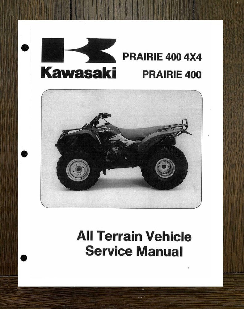 400 1997-2002 ATV Service Manual Fits Kawasaki Prairie 400 4X4 KVF400 P528