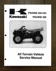 400 1997-2002 ATV Service Manual Fits Kawasaki Prairie 400 4X4 KVF400 P528