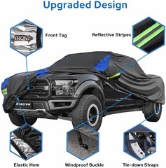 Cobertor Cubierta Toldo Lona Para Camioneta Pickup De Cajo Resiste Todo Clima US