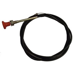 47V1534 Universal Fit 82″ Long Round Red Handle Pull to Stop Cable