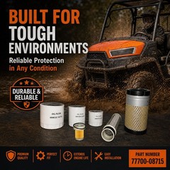 Complete Filter Service Kit 77700-08715 For Kubota Rtv-x900