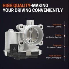 Throttle Body for Chevrolet Cruze Equinox GMC Terrain Buick 2016-2020 12671379