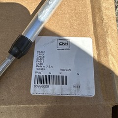 86998008 Genuine CNH CASE IH Gearshift Control Cable – Zinc-Plated – 2842 mm L