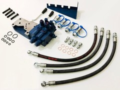 FORD TRACTOR NEW DOUBLE HYDRAULIC REMOTE CONTROL VALVE KIT 6410,6610,6710,6810