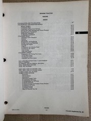 Allis Chalmers 160-6040 Tractor Farm Equipment Service & Shop Manual
