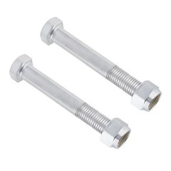 1 Pair Attachment Connection Pins 24mm Bolts + Nuts Kit for mini Excavator