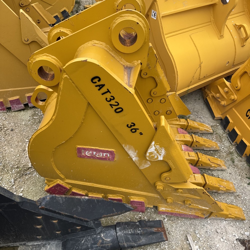 Cat 320 36 Inch Tooth Bucket Caterpillar Excavator 80 MM Pins Emaq New Bkt32036