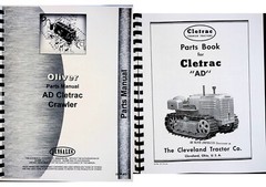 Oliver AD Cletrac Crawler Parts Manual Catalog 1941 1959