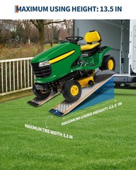 800 Lbs Weight Limit Spec Applies To Loading Ramps, 4FT Two-Pack Aluminum Shed R
