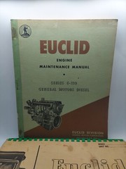 EUCLID GM SERIES 6-110 DIESEL ENGINE Maintenance Service Repair Manual 1955 Plus