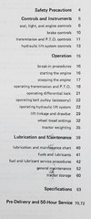 Ford 5600 6600 7600 Tractor Operators Owners Manual Includes Supplement Inside