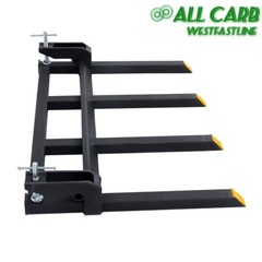 For Tractor Skid Steer Buckets 2500lbs Clamp on Heavy Debris Fork 42″ Universal